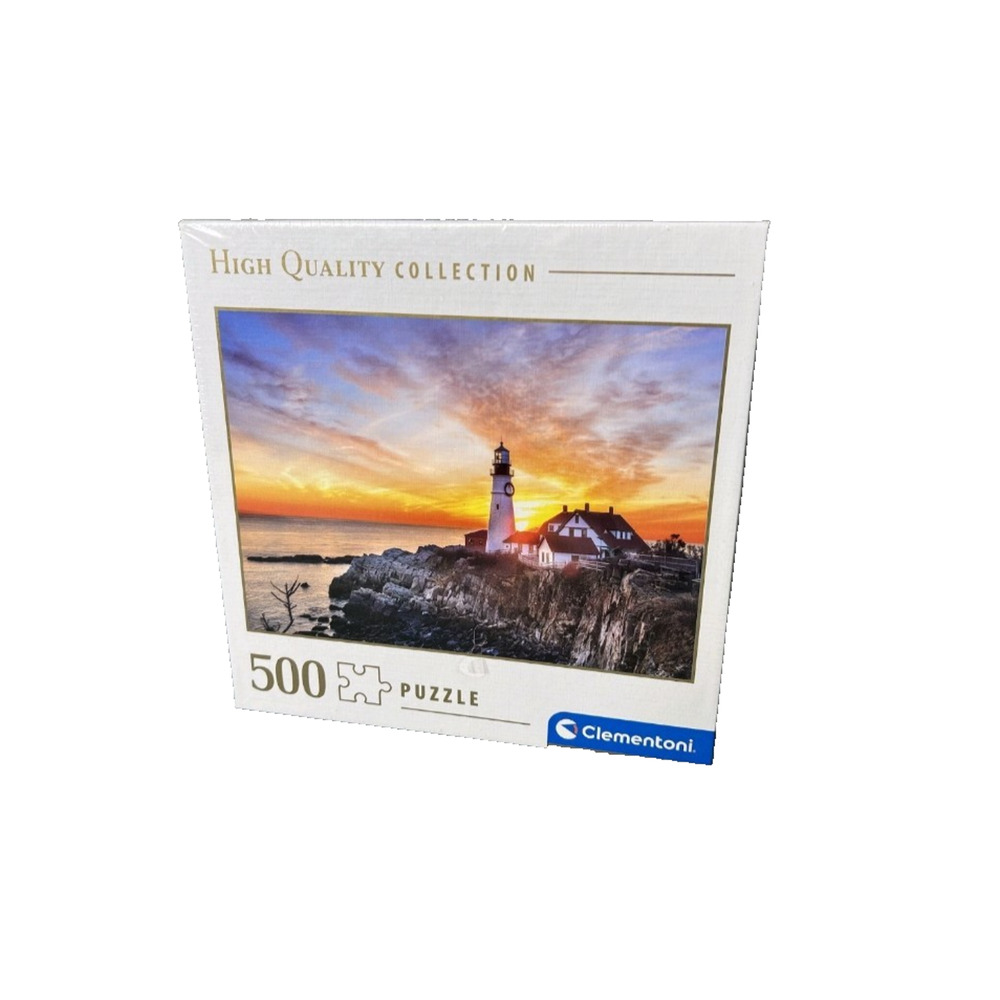 Clementoni High Quality Collection Morning Maine Lighthouse Puzzle 500 Piece New